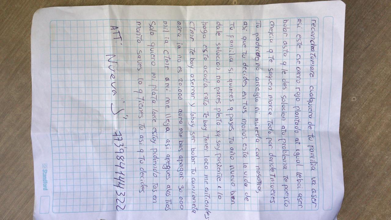 Trujillo: dejan granada de guerra en casa de empresario a quien extorsionan con S/ 30 000 