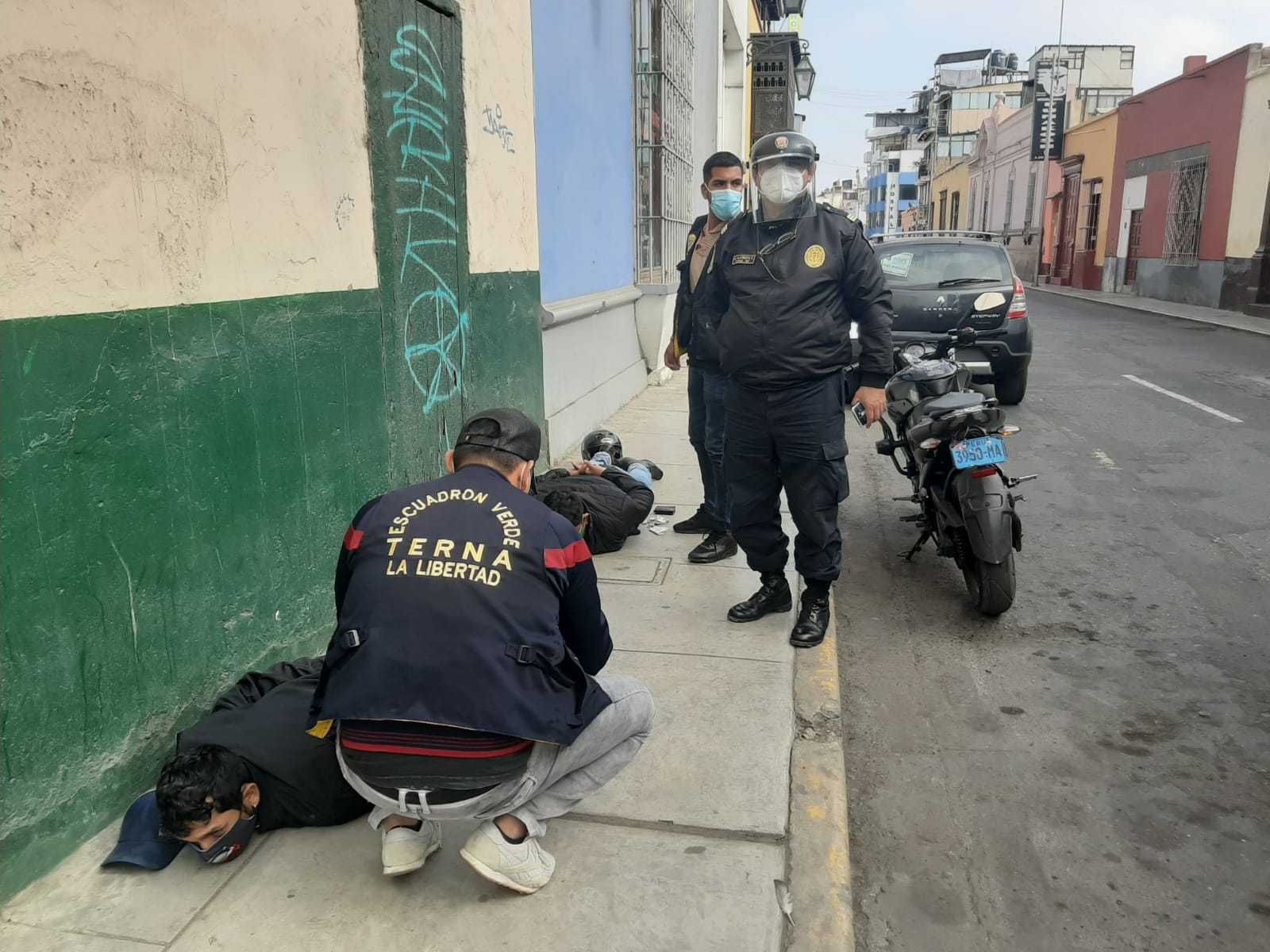 Delincuentes en moto eran el terror de transeúntes en el centro histórico de Trujillo