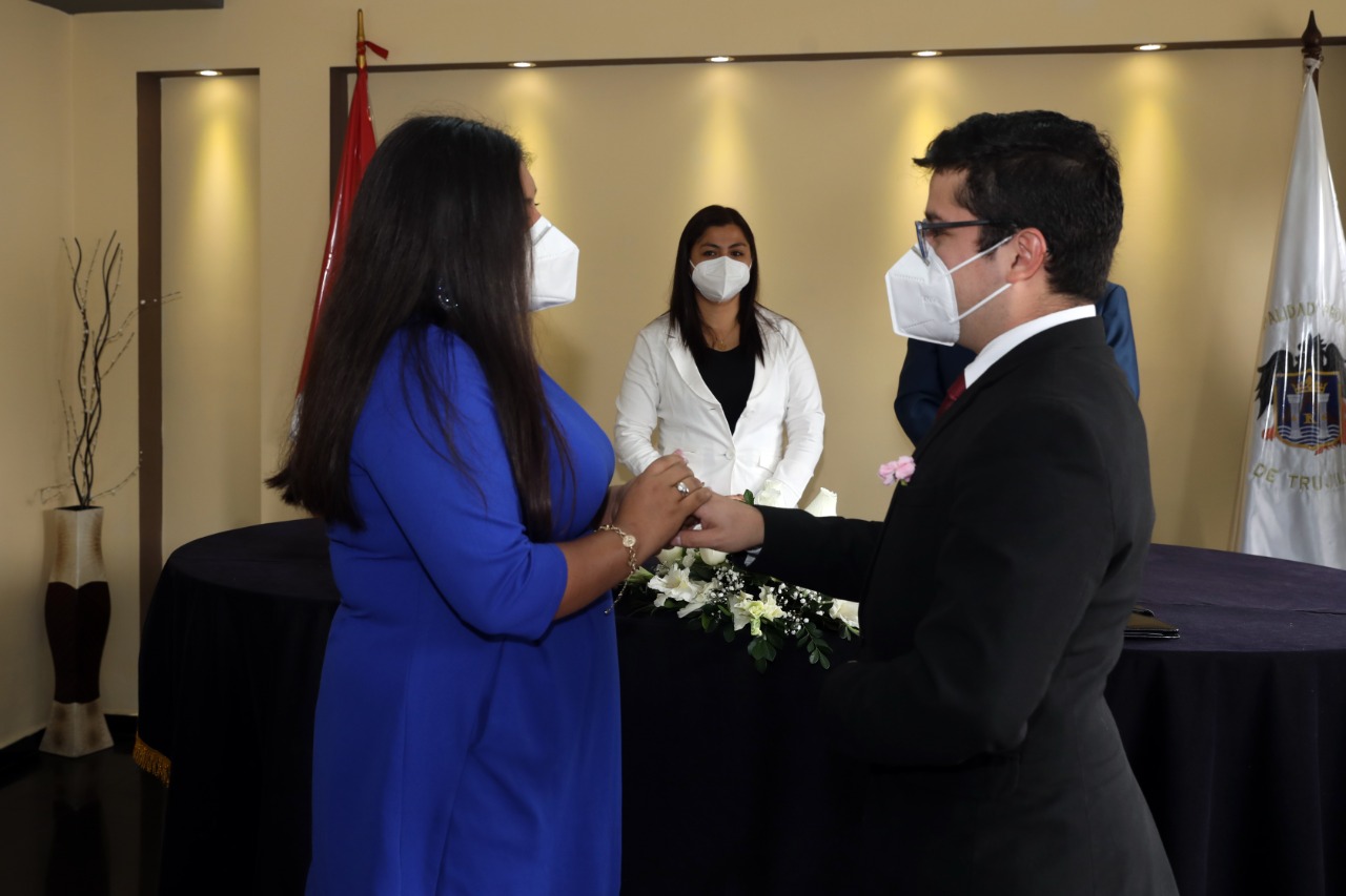 Trujillo: MPT vuelve a realizar matrimonios civiles después de medio año