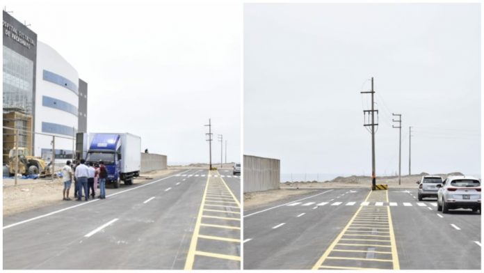 Vicegobernador asegura que poste no interfiere en vía de hospital de Pacasmayo