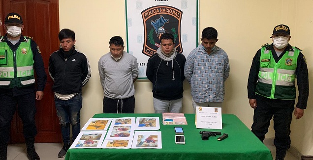 Banda extorsiva ‘Los Charlys del Triunfo’ fue desarticulada por la policía 