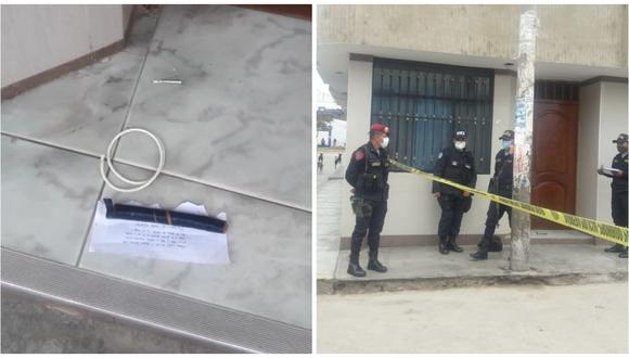 Desconocidos dejan una dinamita en puerta de una vivienda en Laredo 