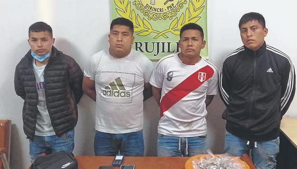 El Porvenir: Policía desarticula a cuatro integrantes de "Los Malditos de Alan García"