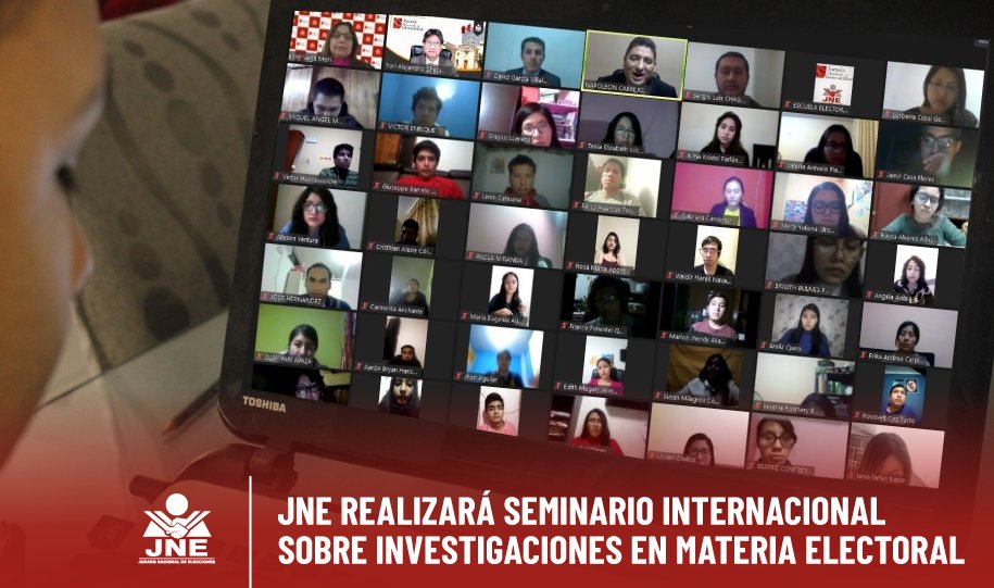 JNE realizará seminario internacional sobre investigaciones en materia electoral