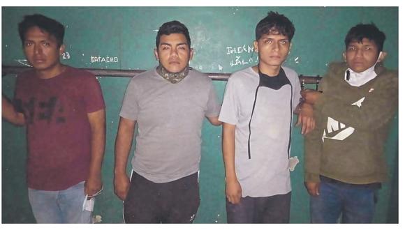 Alto Trujillo. Capturan a cuatro integrantes de los temibles ‘KyK’
