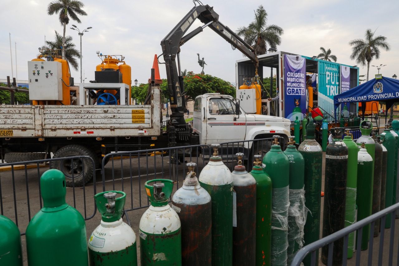 Trujillo: comprarán miniplanta de oxígeno para abastecer balones para pacientes con covid-19