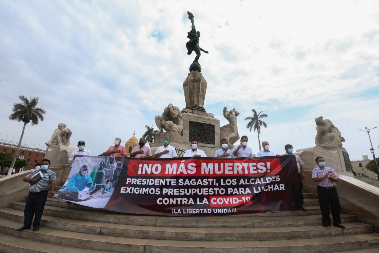 Alcaldes liberteños anuncian marcha a Lima, si el presidente no les da recursos para afrontar la pandemia