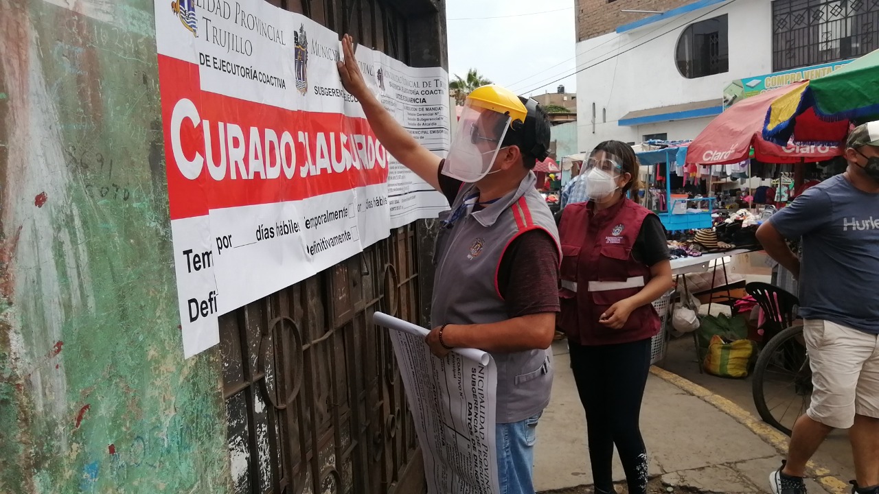 Cierran locales por no respetar protocolos sanitarios en Trujillo 