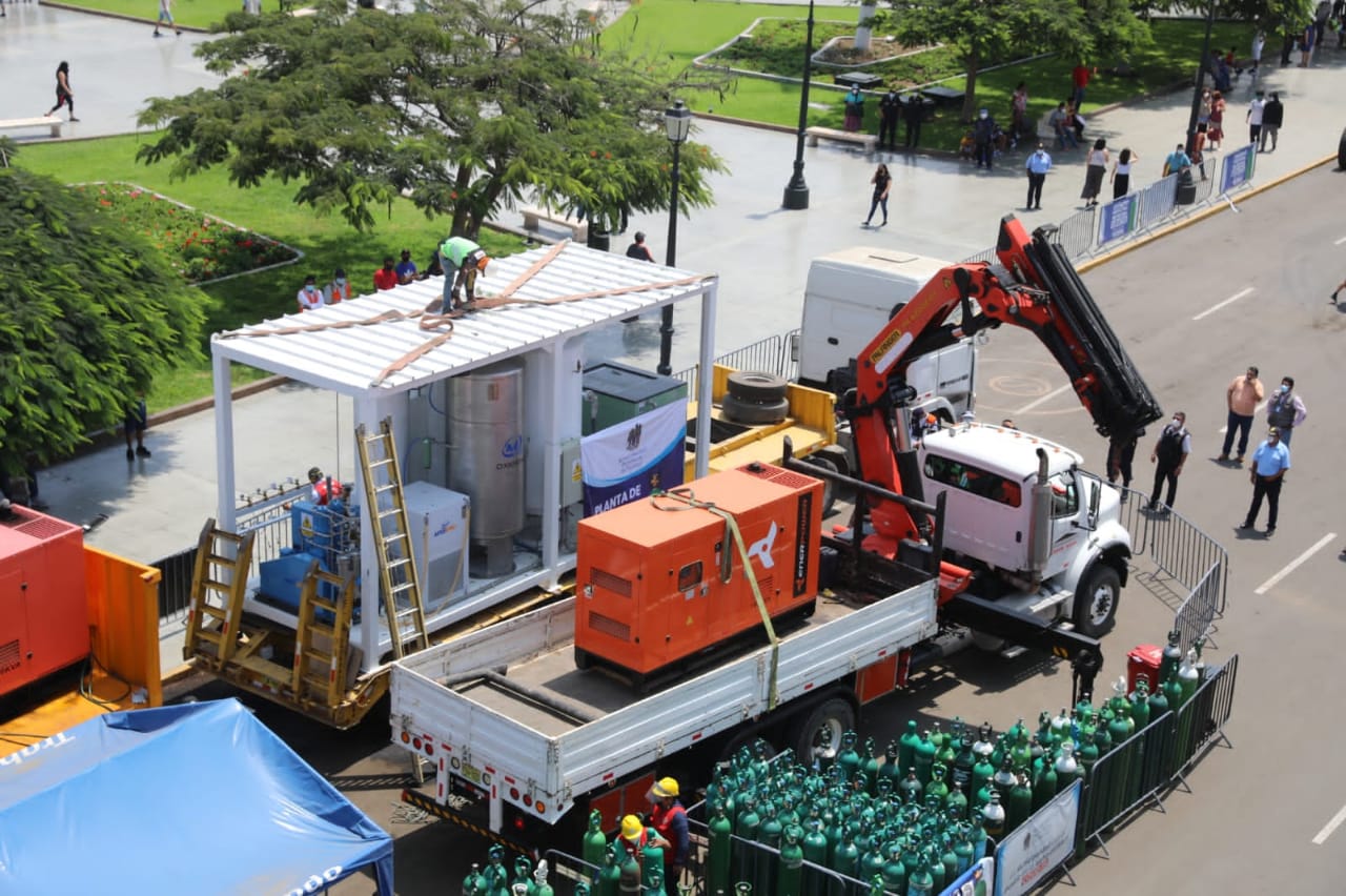 Trujillo: finalmente llegó segunda planta de oxígeno para atención a pacientes con covid-19