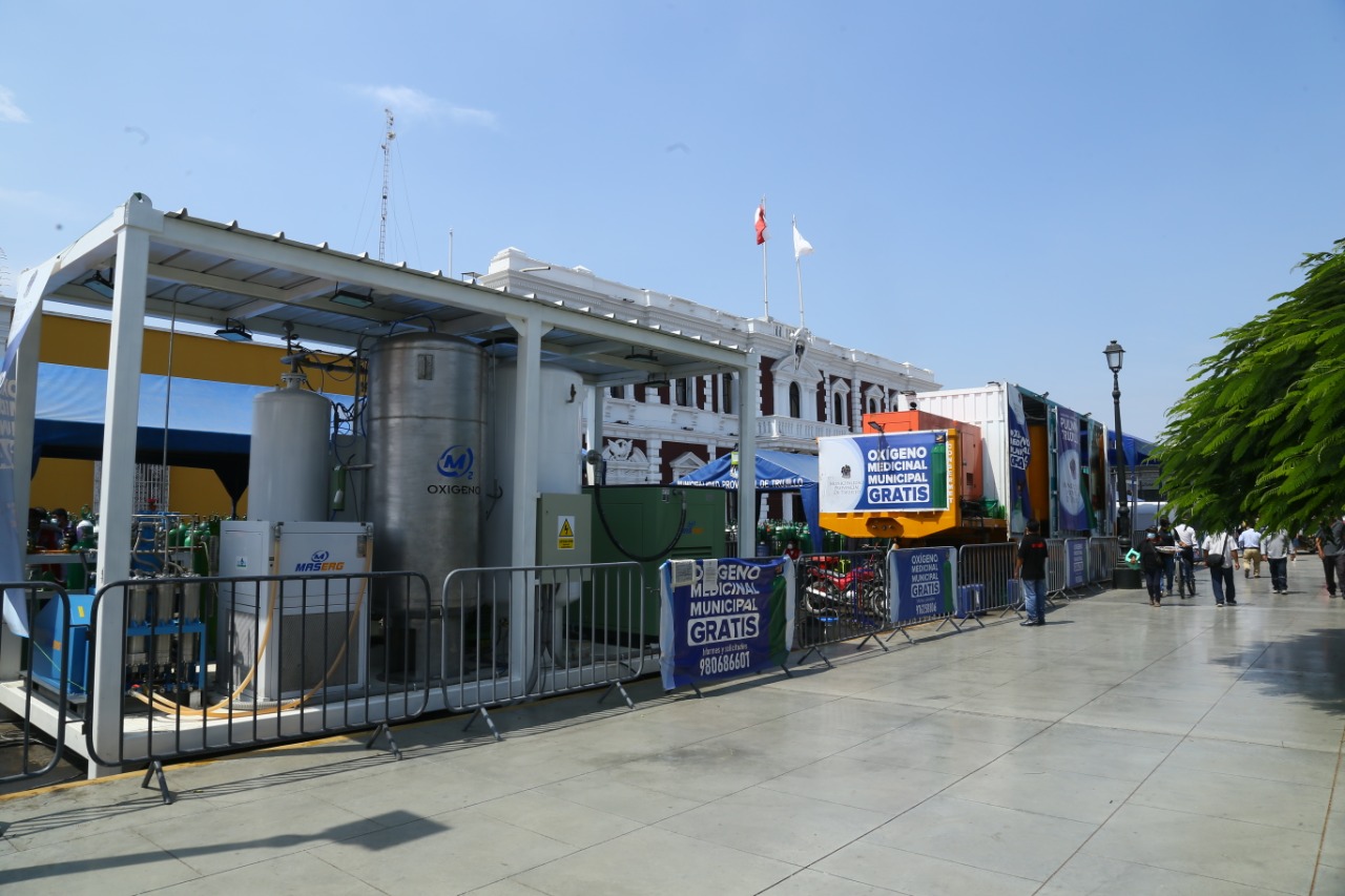 Trujillo: suspenden recepción de balones para ser llenados en plantas móviles