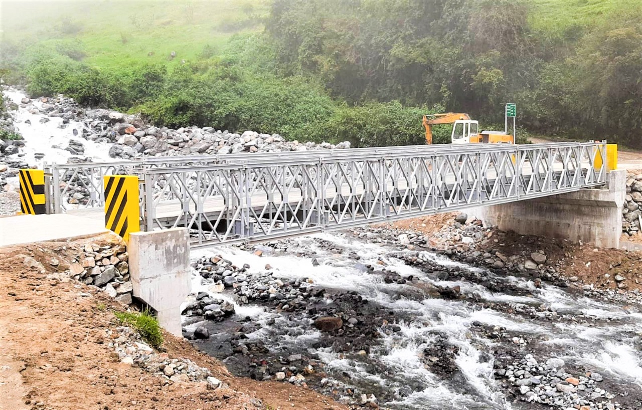 MTC instaló 7 puentes modulares en La Libertad en lo que va del año