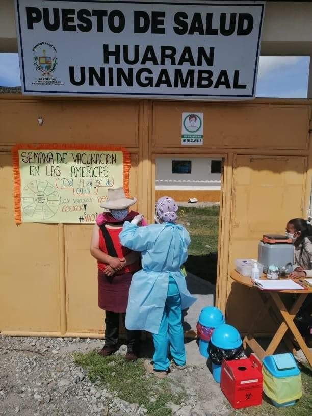  La Libertad: realizan jornada de vacunación por la Semana de la Vacunación en las Américas