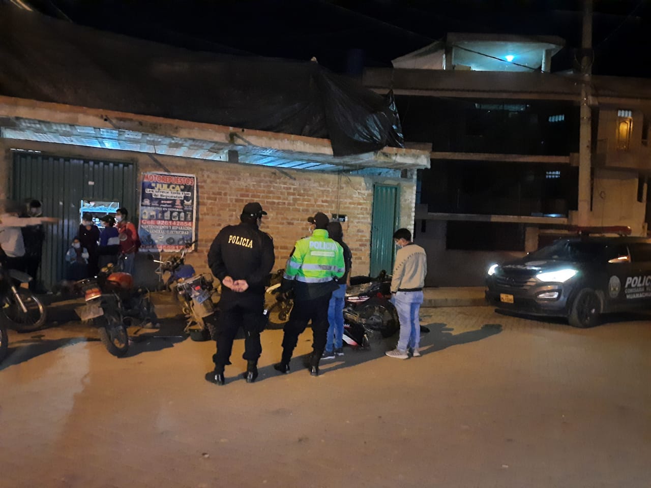 Huamachuco: decomisan seis motocicletas presuntamente robadas dentro de taller mecánico