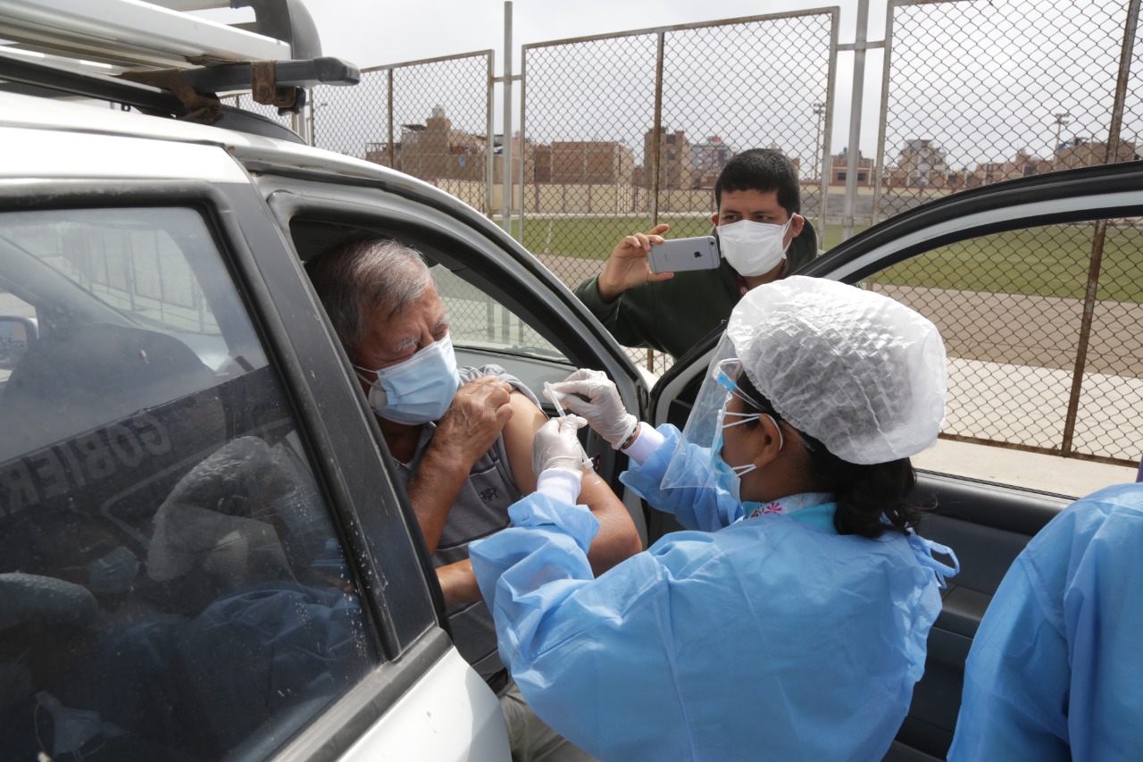 Trujillo: mañana inicia vacunación a adultos mayores de 70 años en distritos trujillanos
