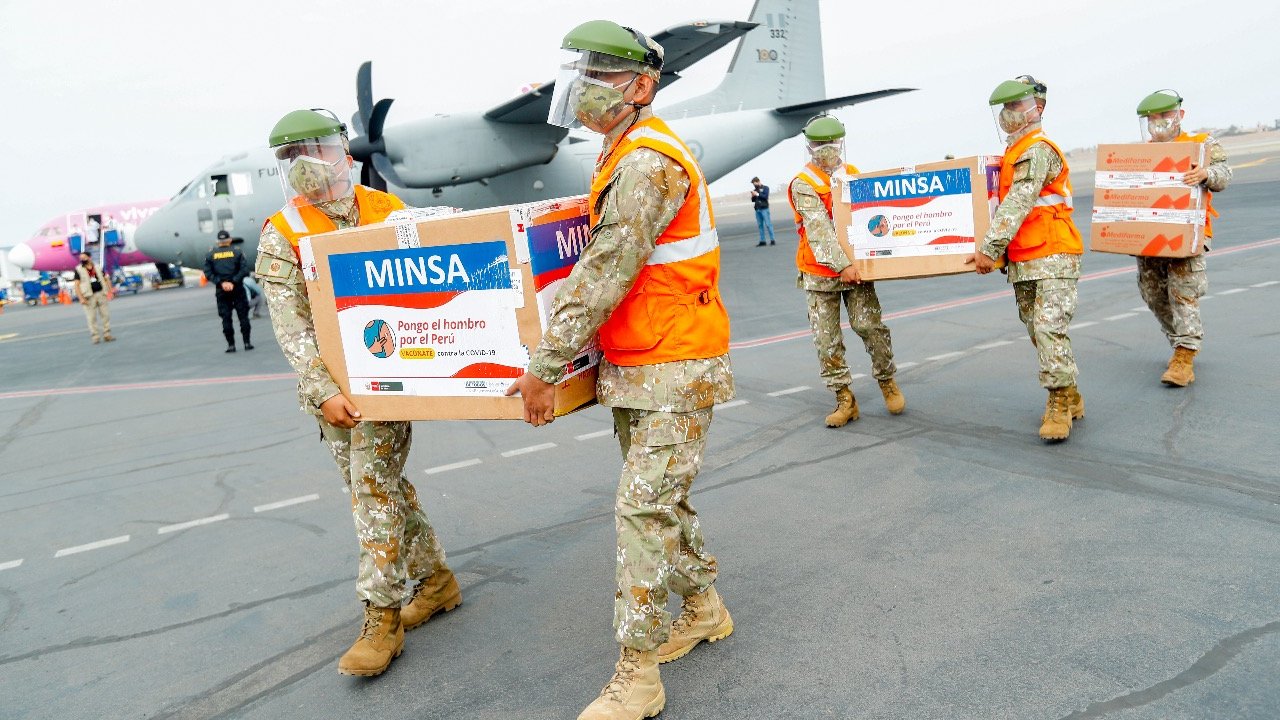 La Libertad recibe más de cien mil vacunas contra la COVID-19