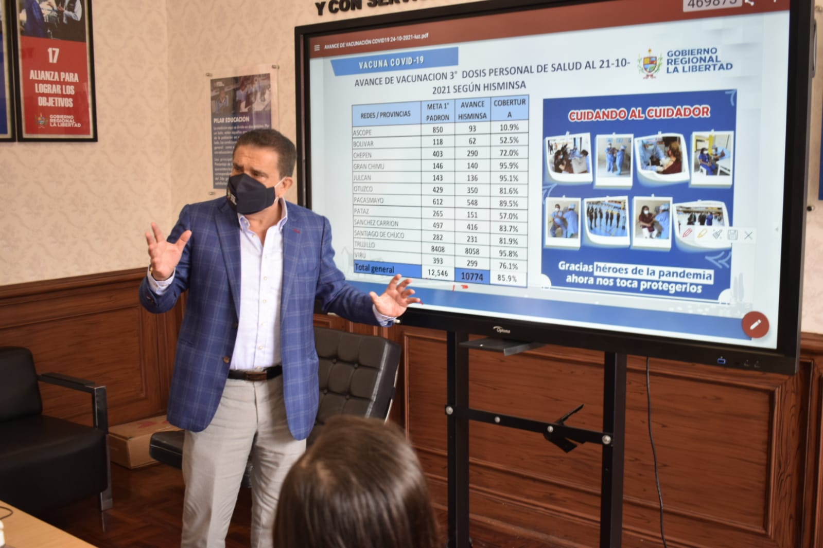 La Libertad: piensan vacunar al 85 % de población ante tercera ola por la covid-19