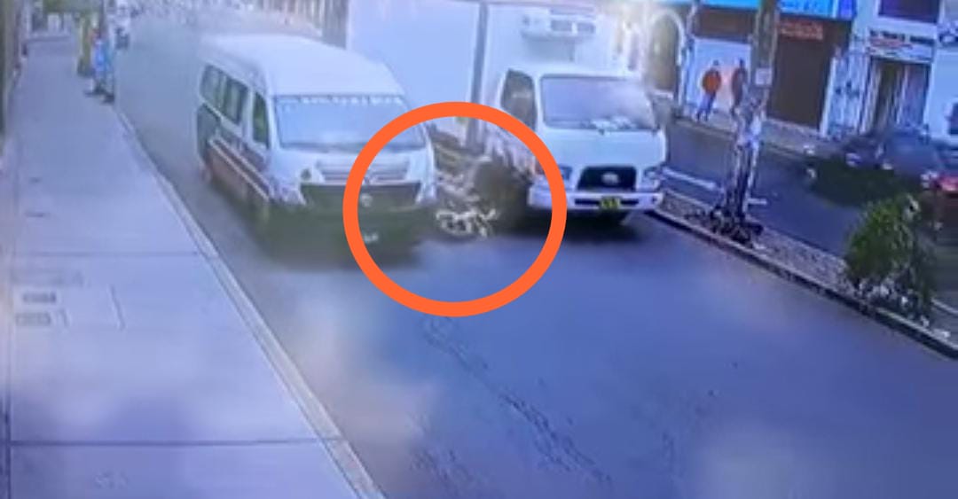 Mujer se salvó de morir atropellada en avenida Los Incas