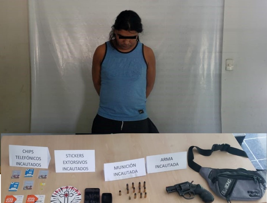 Extorsionador es capturado mientras trataba de esconder sus armas en Pacasmayo 