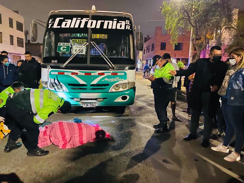 Trujillo: multan a empresa de transporte California por provocar muerte de una persona