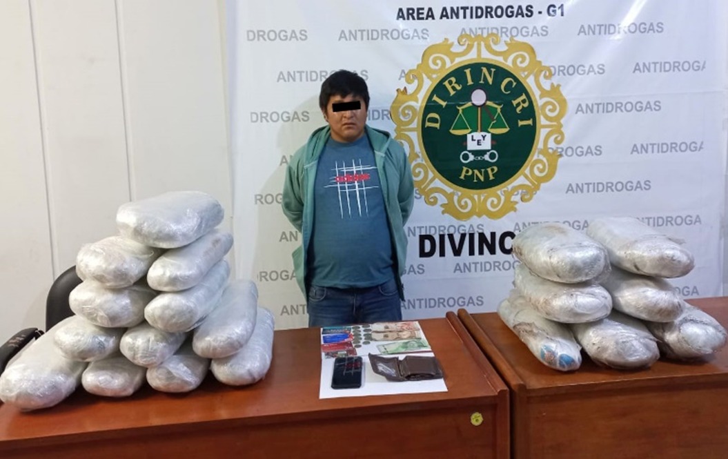 Trujillo: detienen a hombre que estaba a punto de enviar droga a la sierra