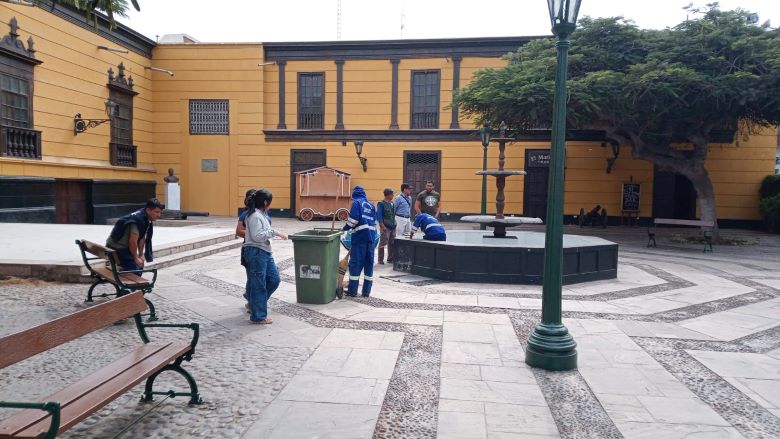Trujillo: municipio realiza mejoras en la plazuela San Agustín para abrirla al público