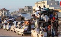 Éxodo masivo en Rafah: 80 mil personas huyen por incremento de operaciones de Israel