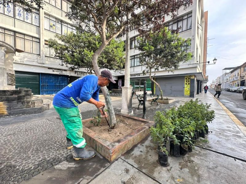 La Municipalidad Provincial de Trujillo pone en valor la tradicional plazuela Iquitos  