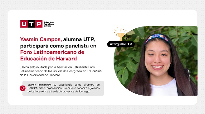Alumna de UTP será panelista en Foro Latinoamericano de Educación de Harvard