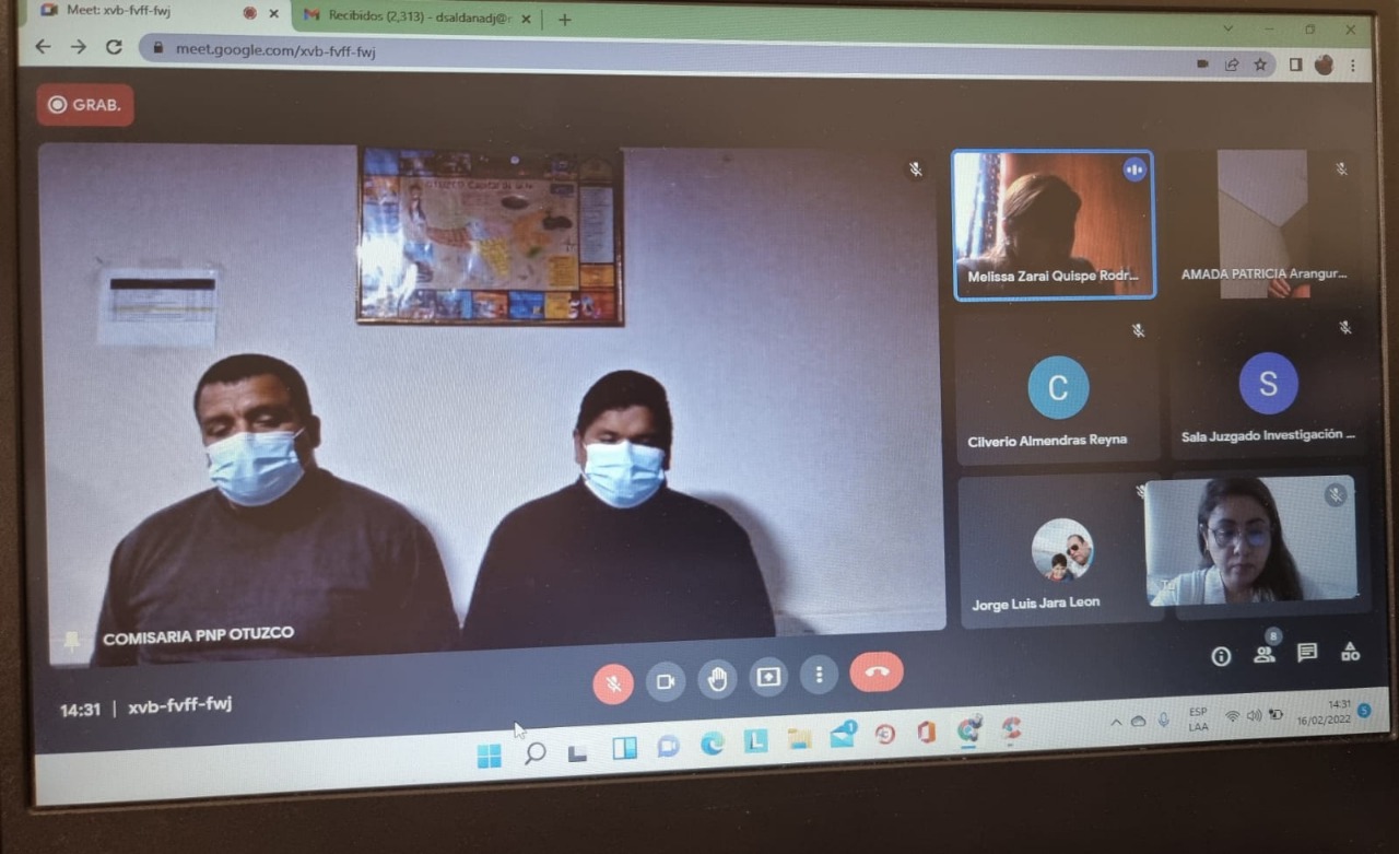 Policía y cómplice reciben prisión preventiva por robarse una camioneta en Otuzco